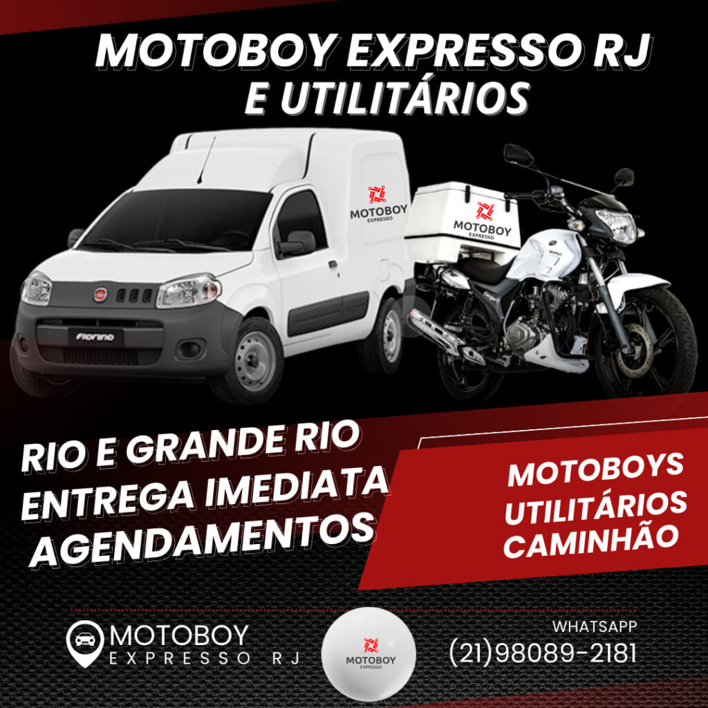 Motoboy Expresso no Rio de Janeiro e Utilitários