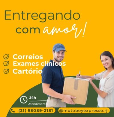 Serviço de cartório e correios via motoboys